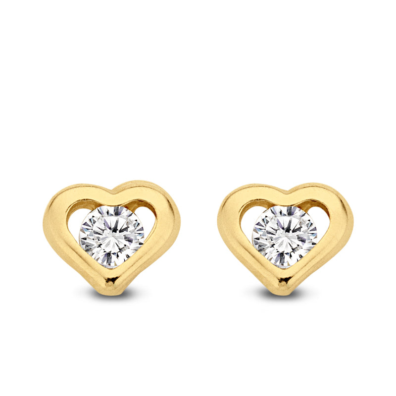 unisex Ohrring 585er Gold