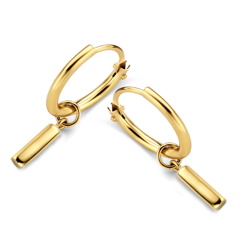 unisex Ohrring 585er Gold