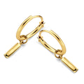 unisex Ohrring 585er Gold