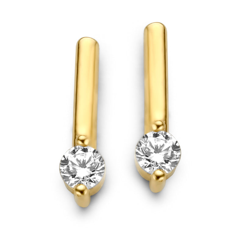 unisex Ohrring 585er Gold