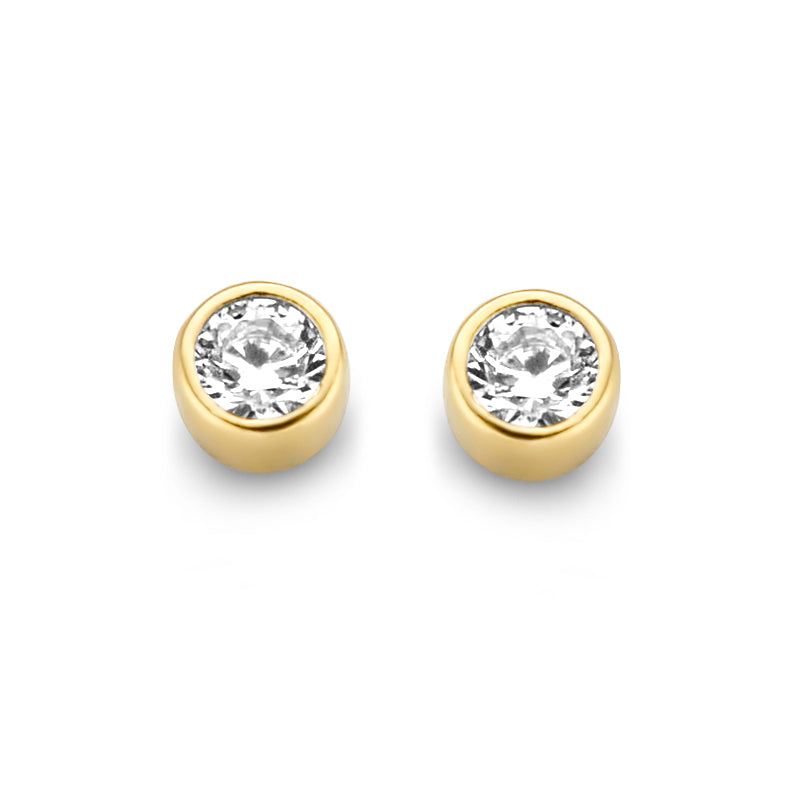unisex Ohrring 585er Gold
