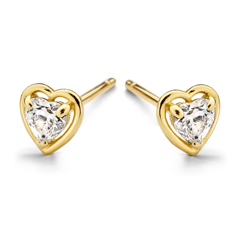 unisex Ohrring 585er Gold