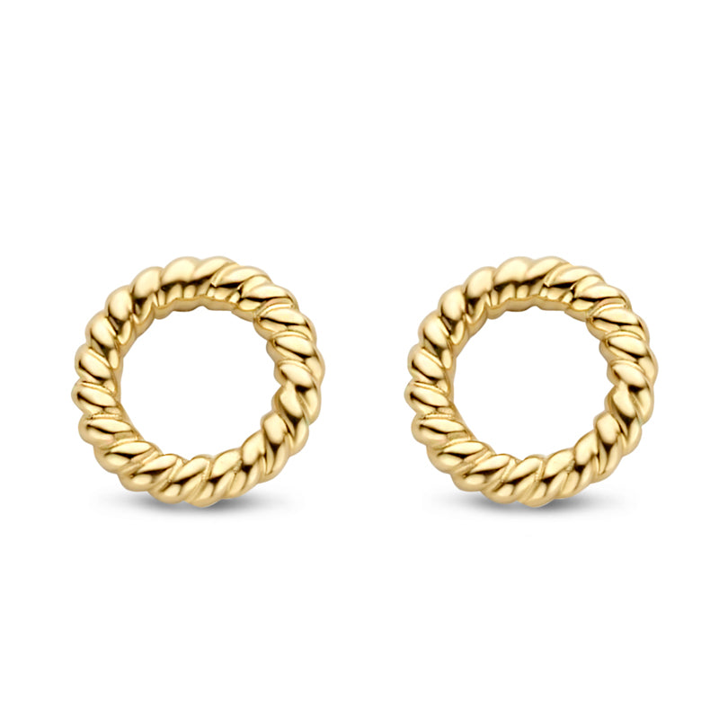 unisex Ohrring 585er Gold