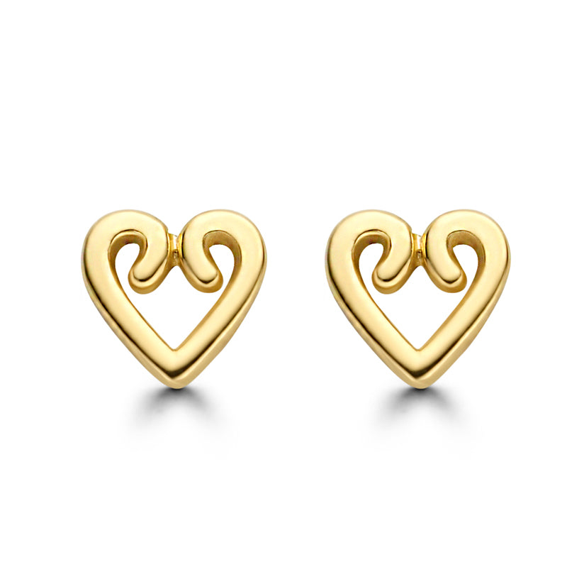 unisex Ohrring 585er Gold