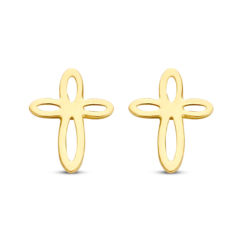 unisex Ohrring 585er Gold