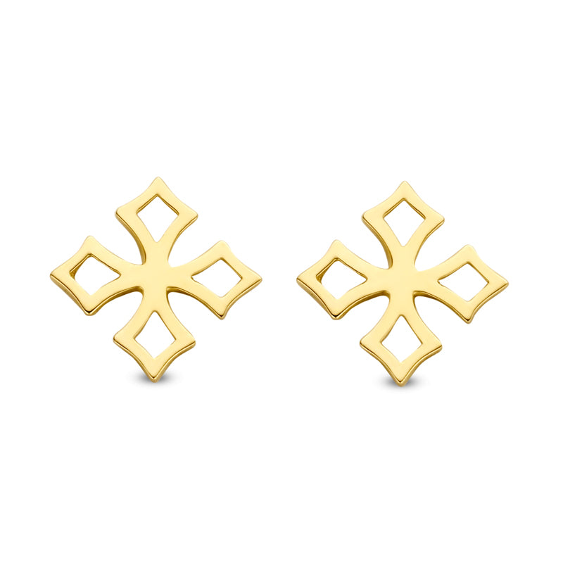 unisex Ohrring 585er Gold