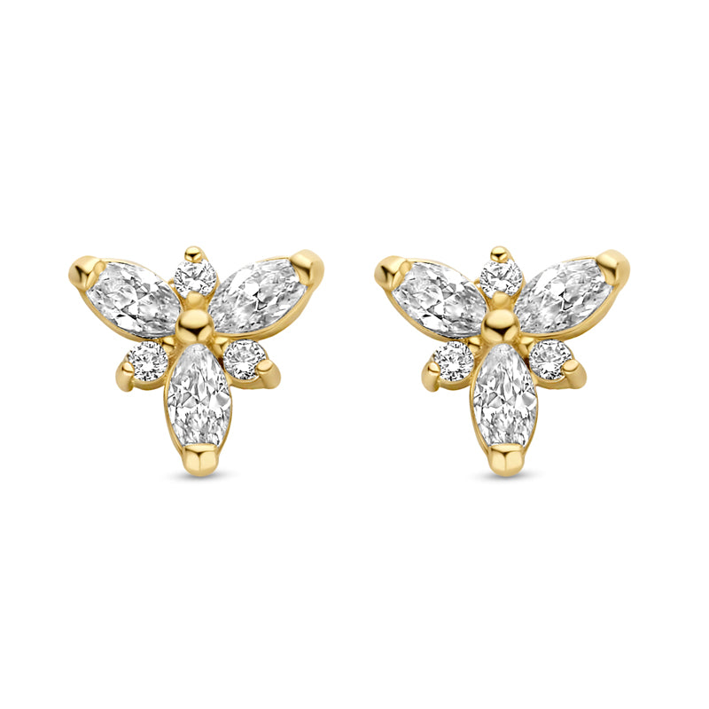 unisex Ohrring 585er Gold