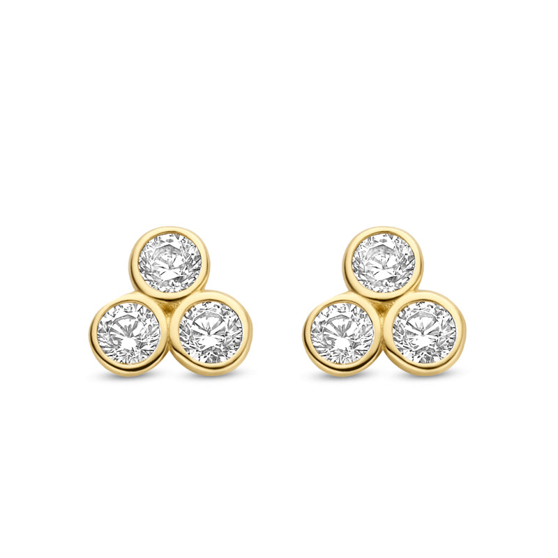 unisex Ohrring 585er Gold