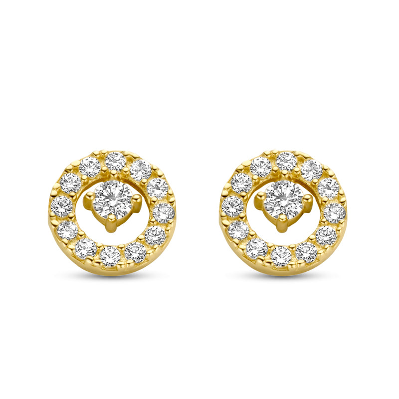 unisex Ohrring 585er Gold