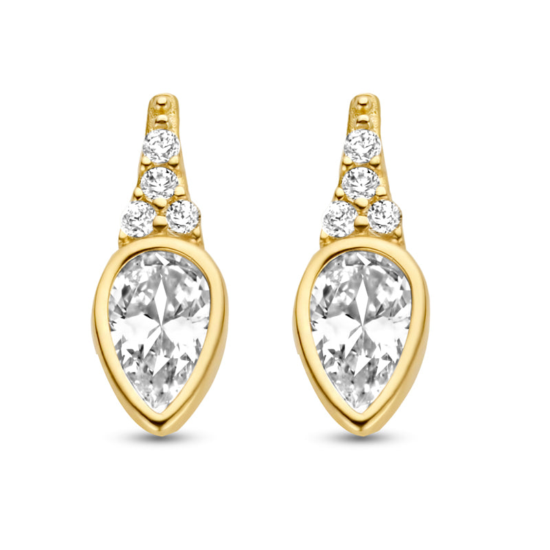 unisex Ohrring 585er Gold