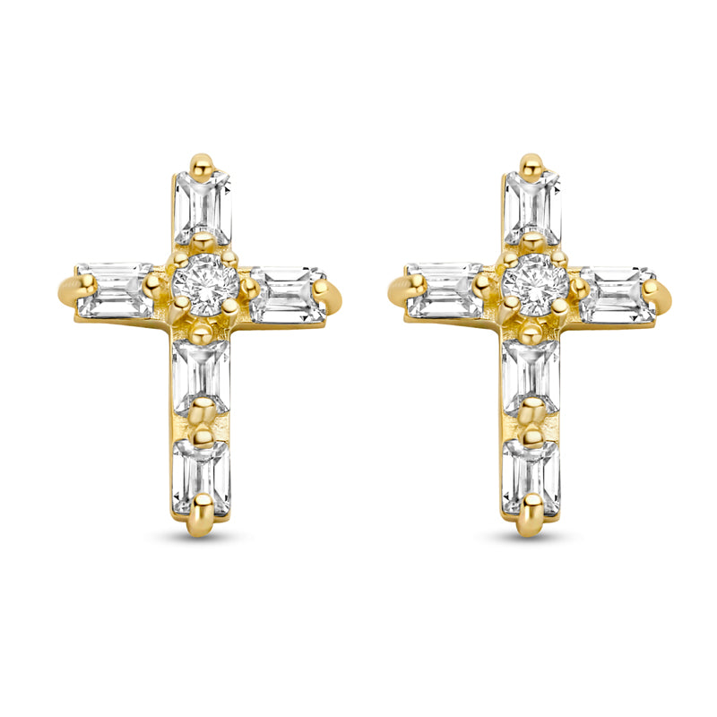 unisex Ohrring 585er Gold