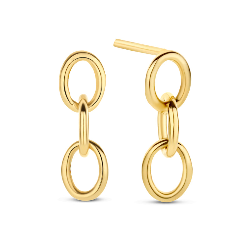 unisex Ohrring 585er Gold