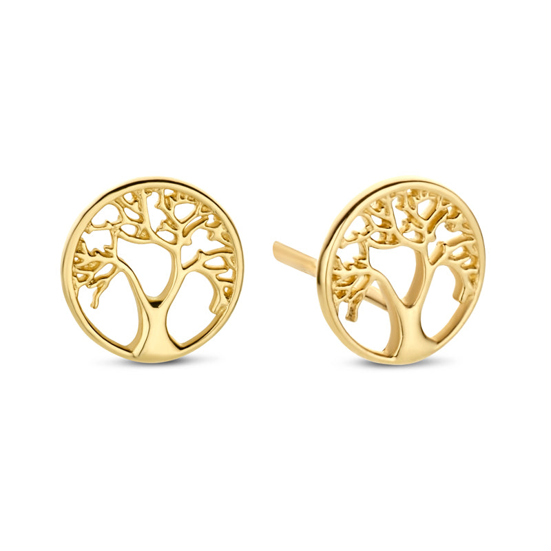 unisex Ohrring 585er Gold