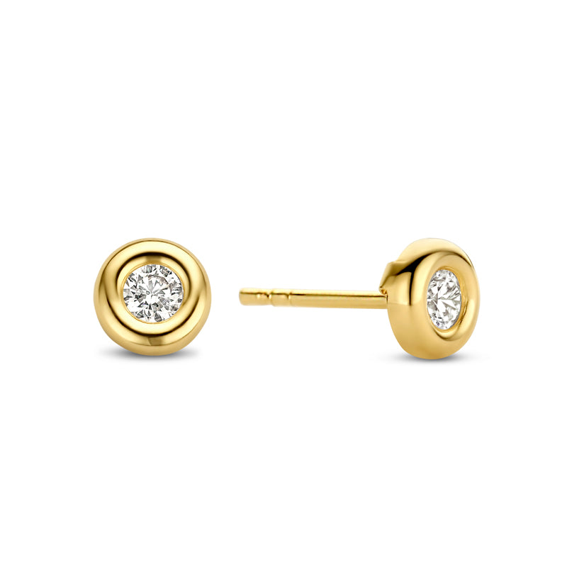 unisex Ohrring 585er Gold