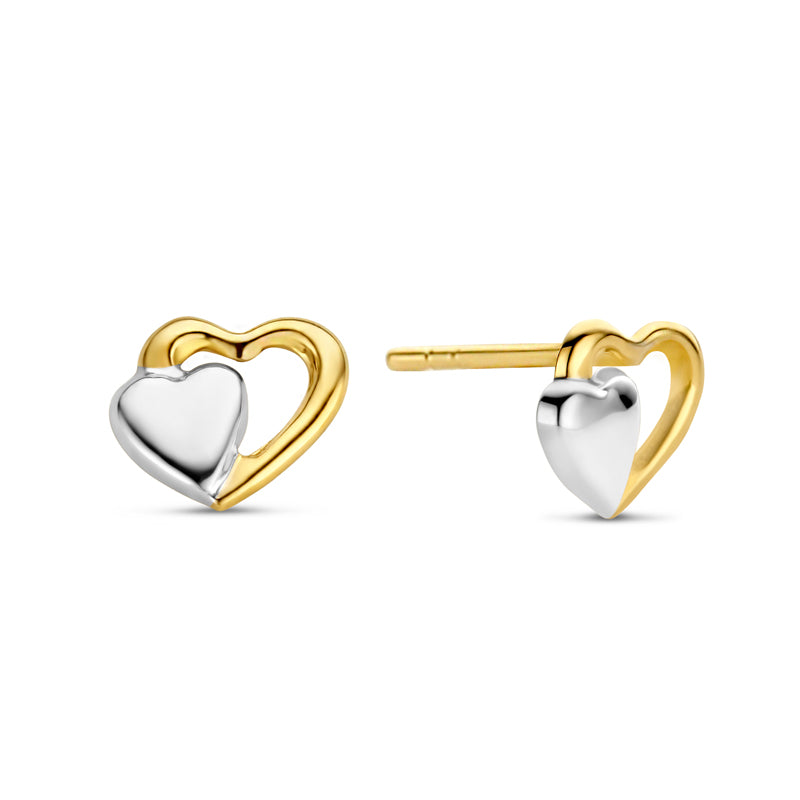 unisex Ohrring 585er Gold