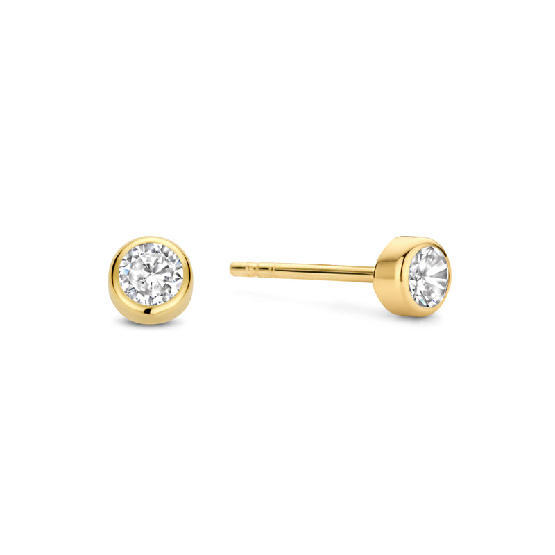 unisex Ohrring 585er Gold