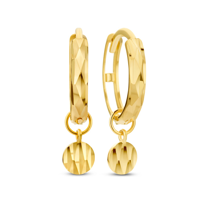 unisex Ohrring 585er Gold
