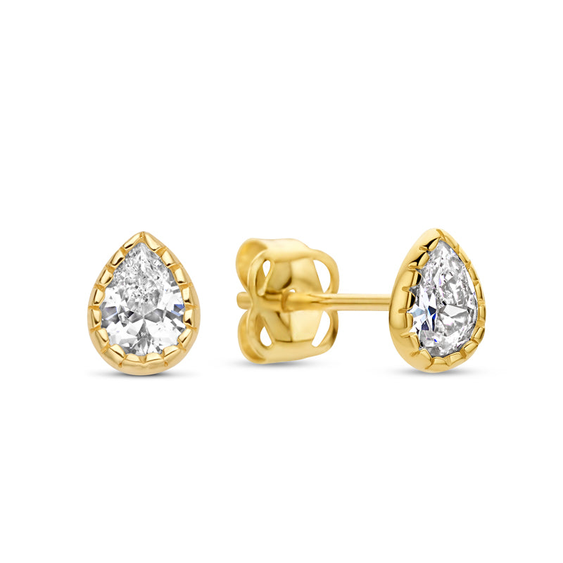 unisex Ohrring 585er Gold