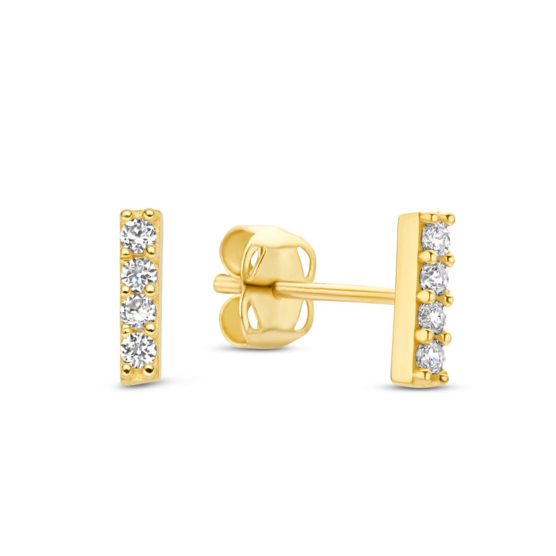 unisex Ohrring 585er Gold