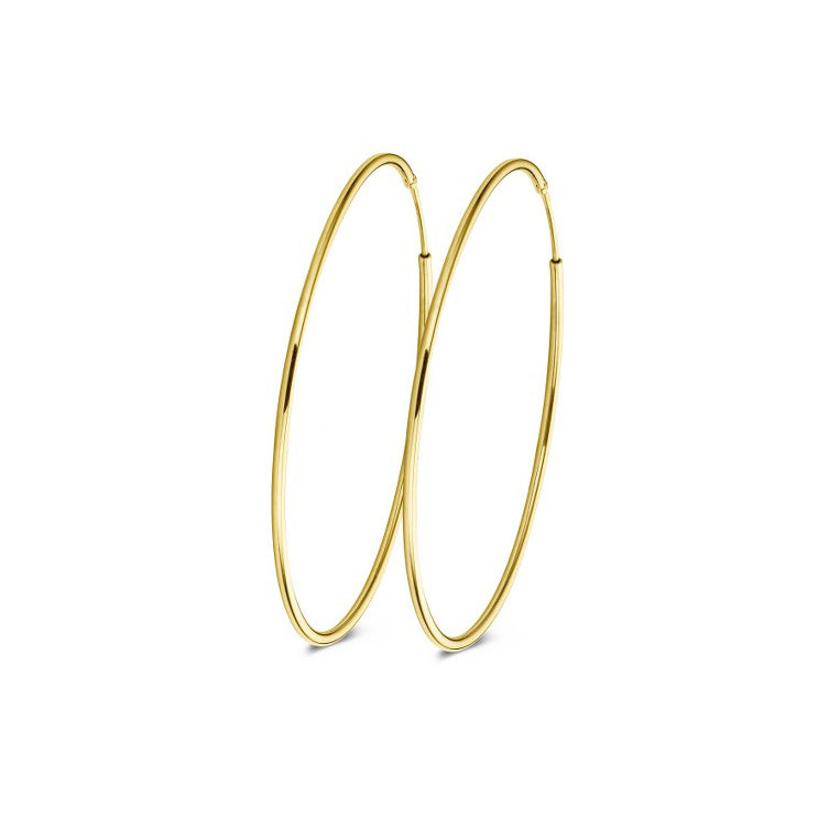 Creolen aus 585er Gold, verschiedene Größen, 1.1 mm breit