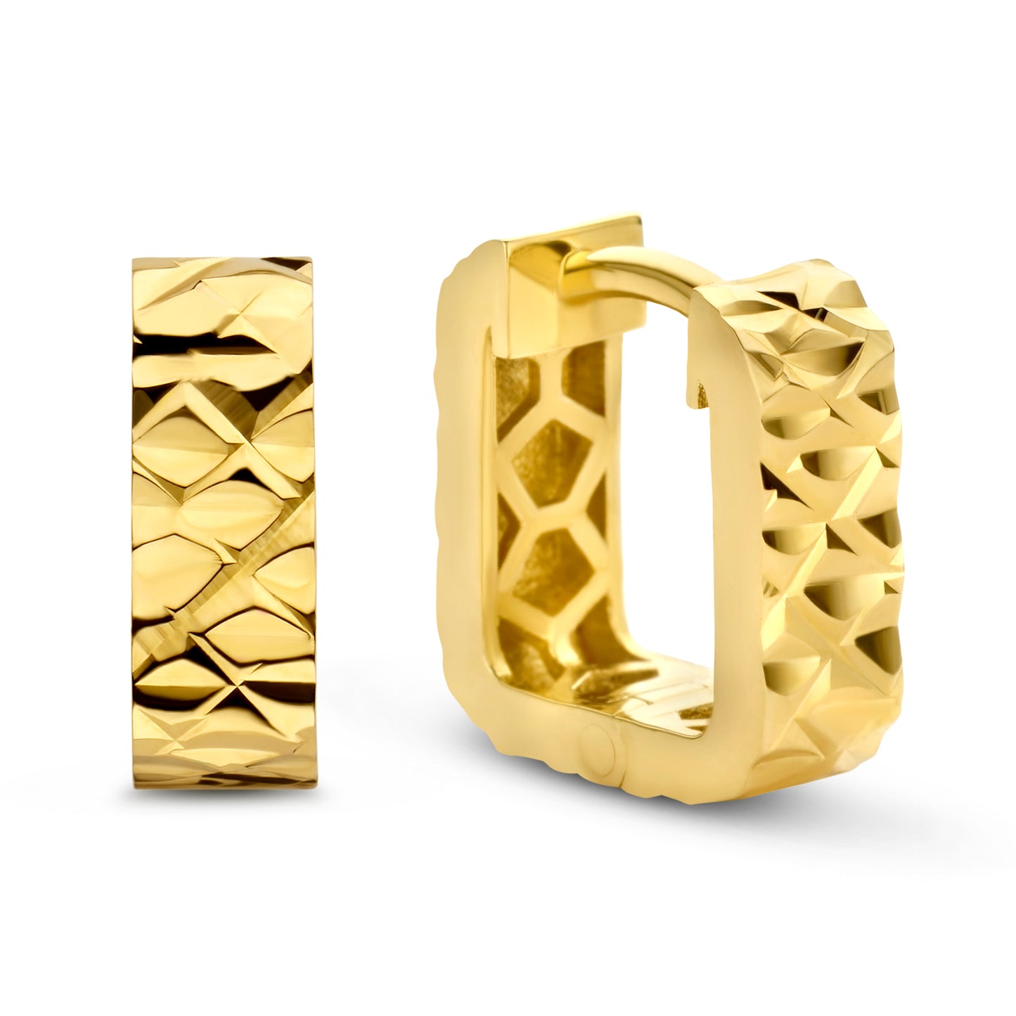 unisex Ohrring 585er Gold
