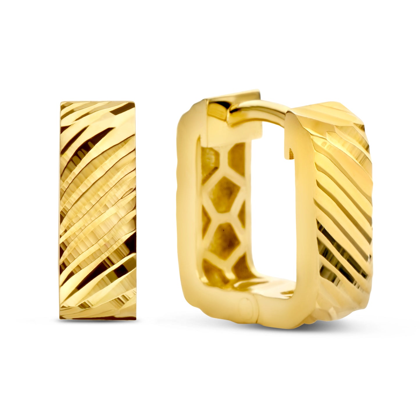 unisex Ohrring 585er Gold