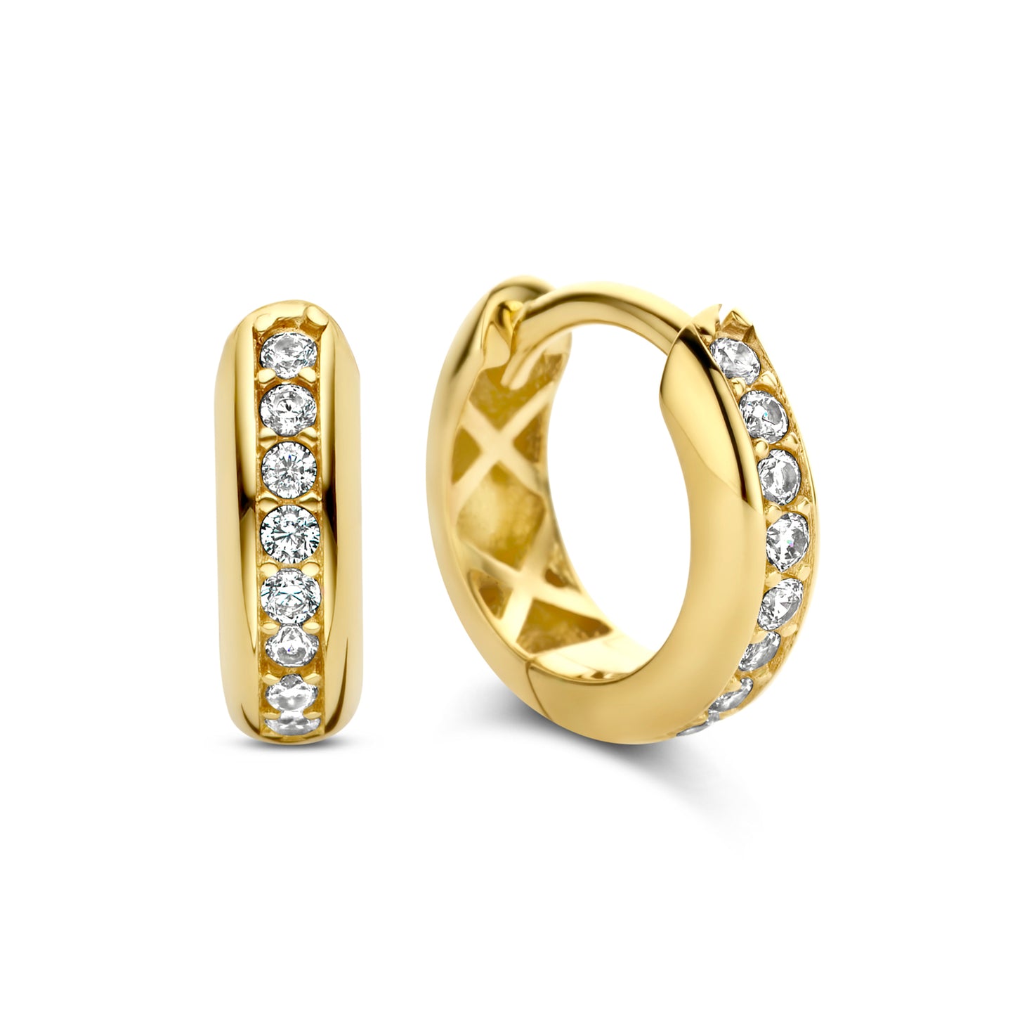 unisex Ohrring 585er Gold
