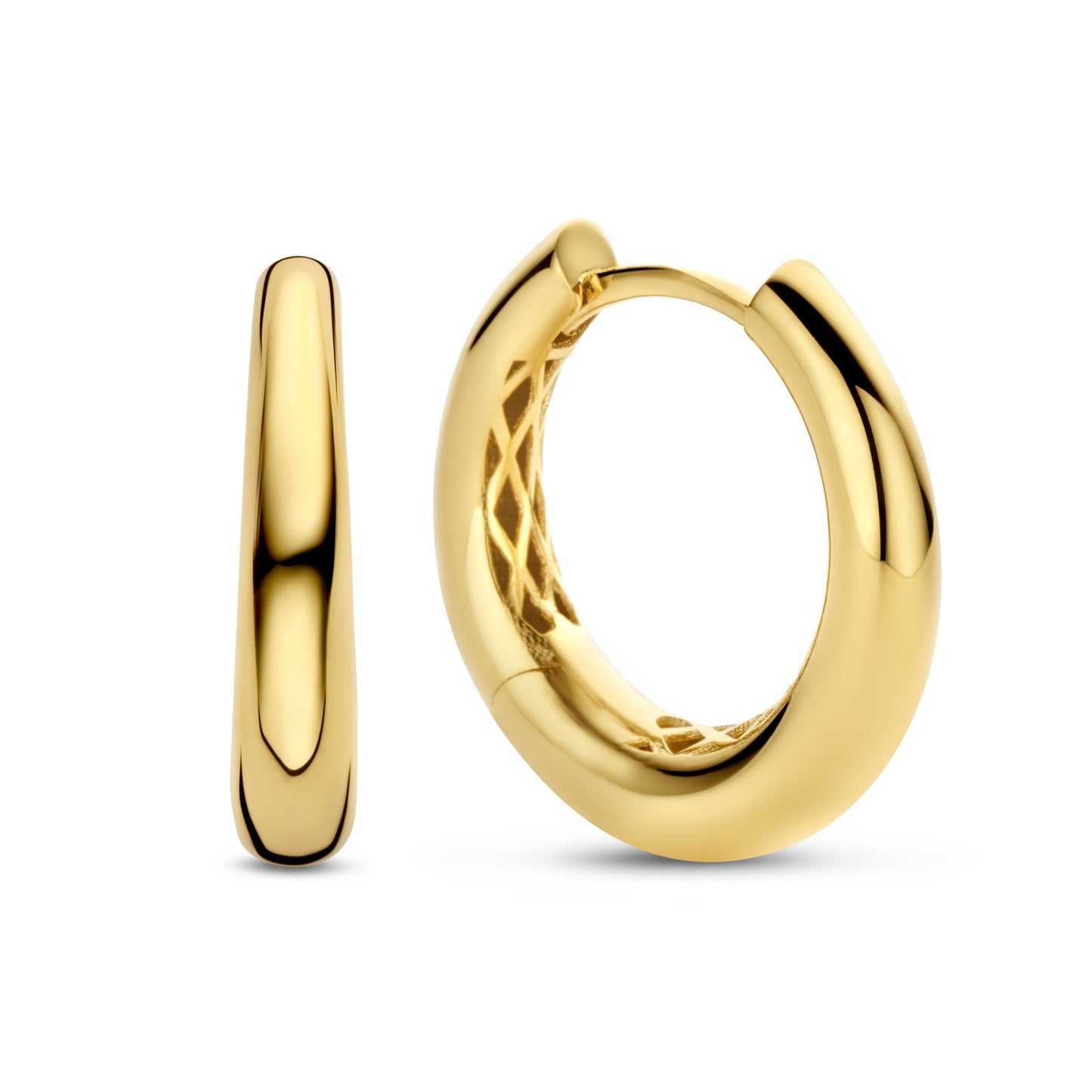unisex Ohrring 585er Gold