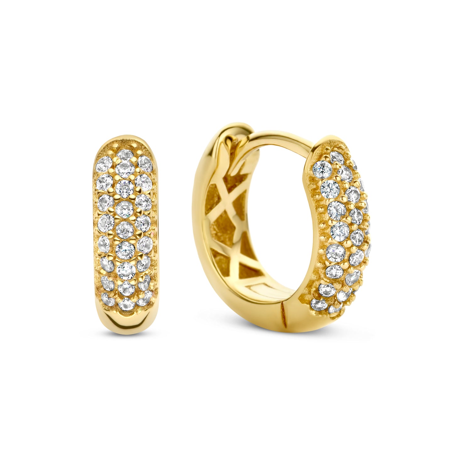 unisex Ohrring 585er Gold