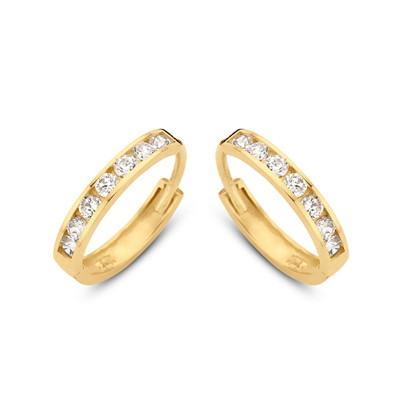 unisex Ohrring 585er Gold