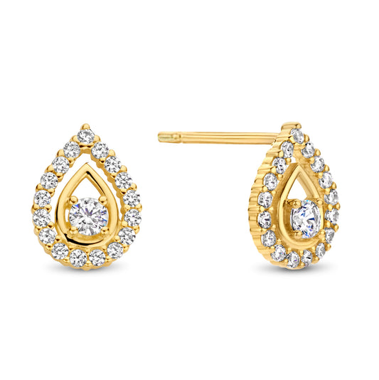 unisex Ohrring 585er Gold