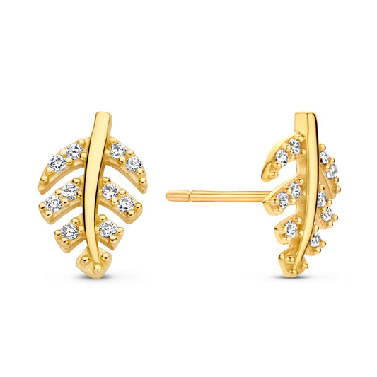 unisex Ohrring 585er Gold