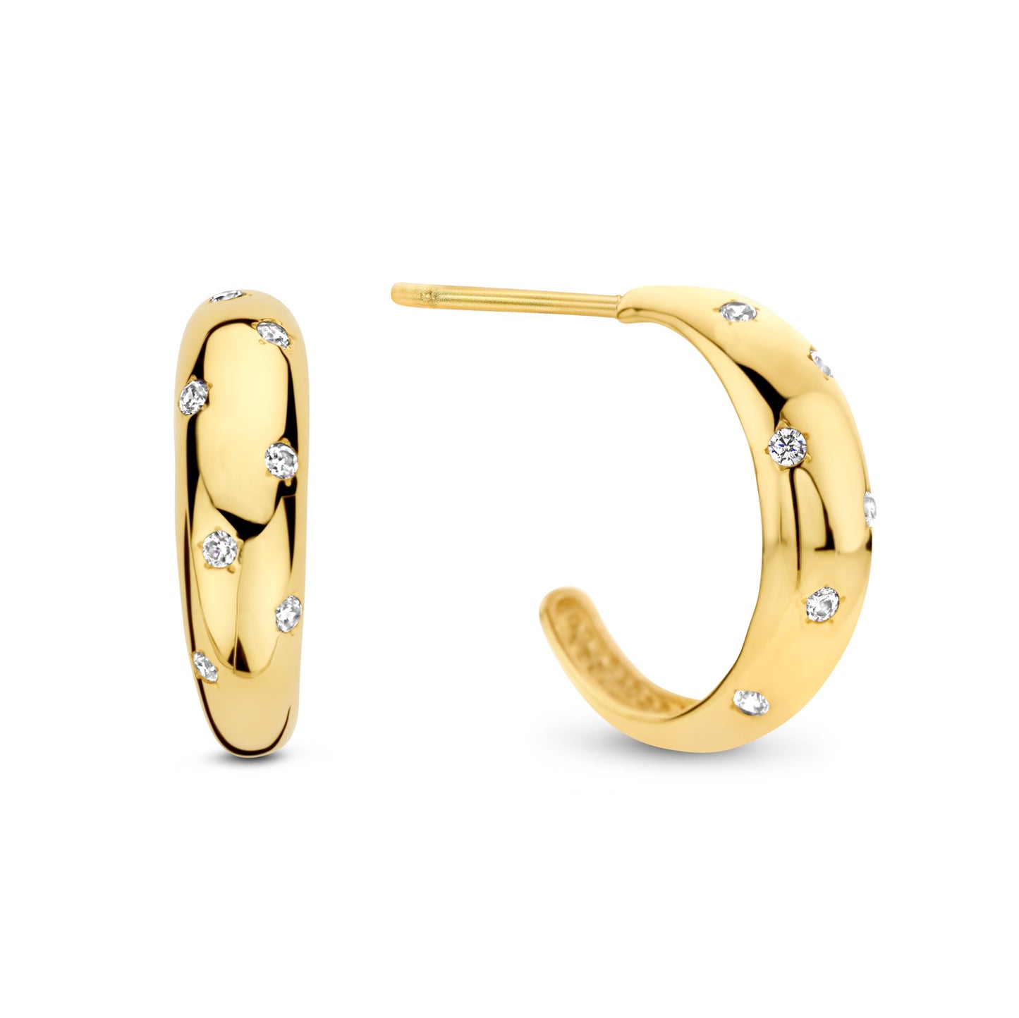 unisex Ohrring 585er Gold