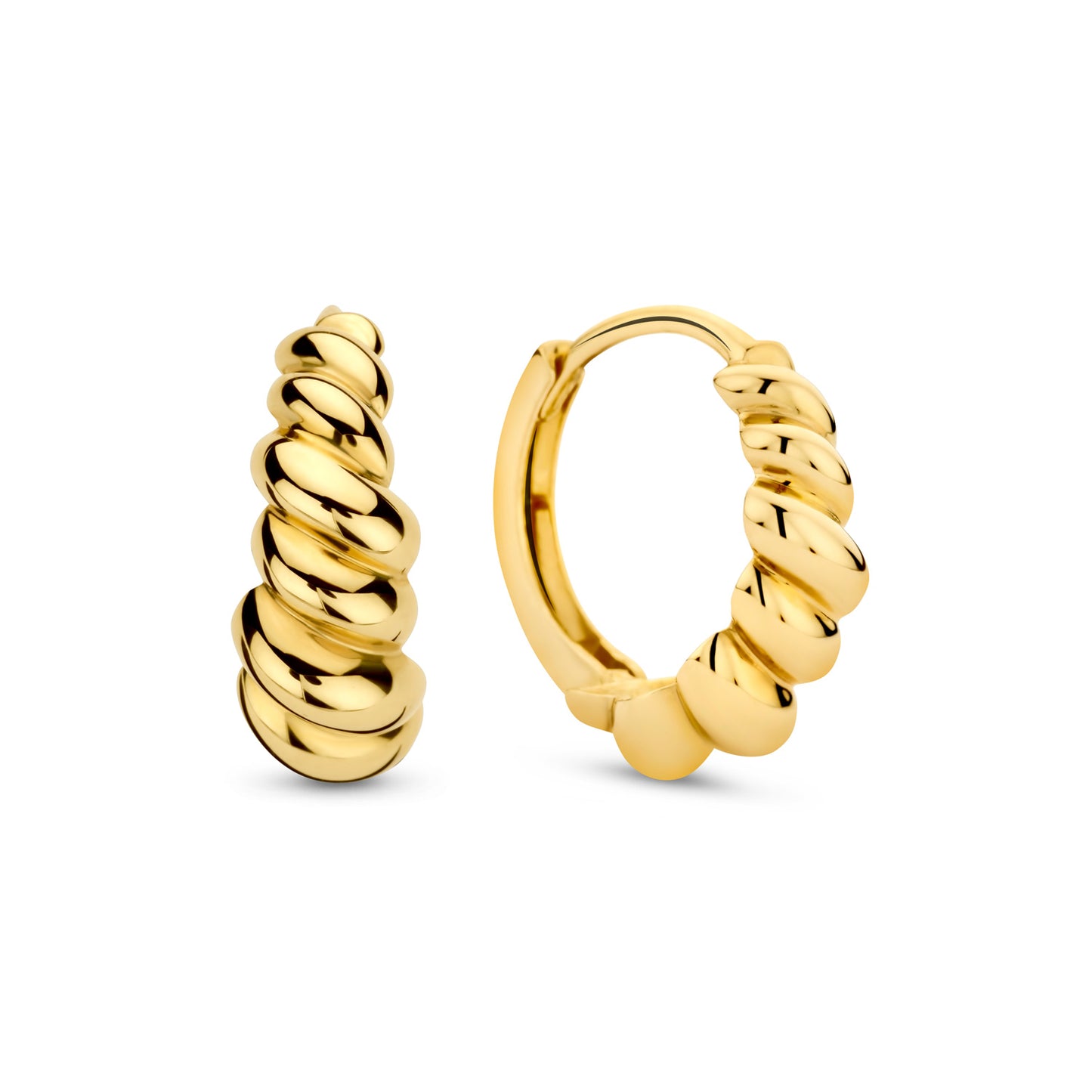 unisex Ohrring 585er Gold