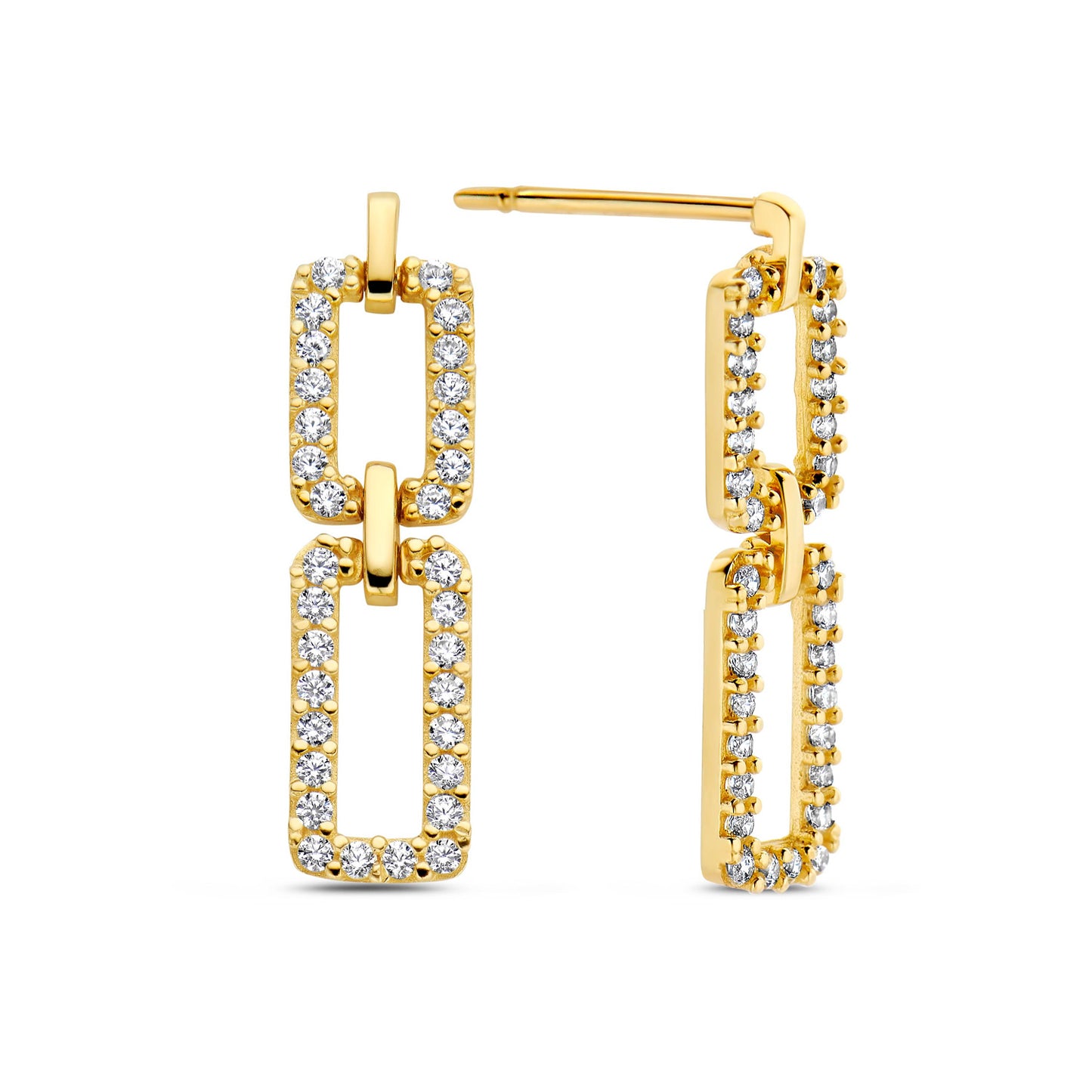 unisex Ohrring 585er Gold