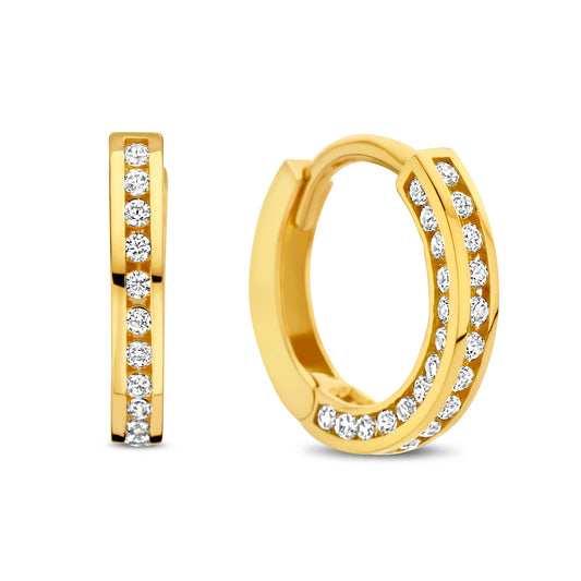 unisex Ohrring 585er Gold