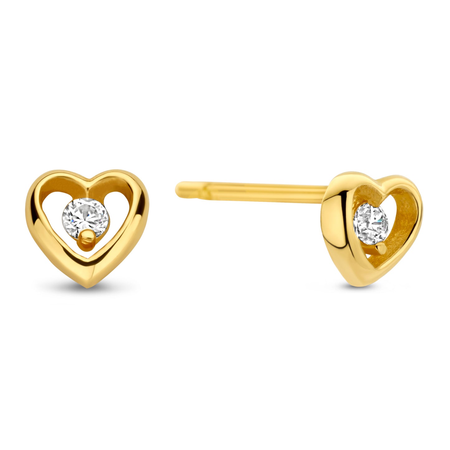 unisex Ohrring 585er Gold