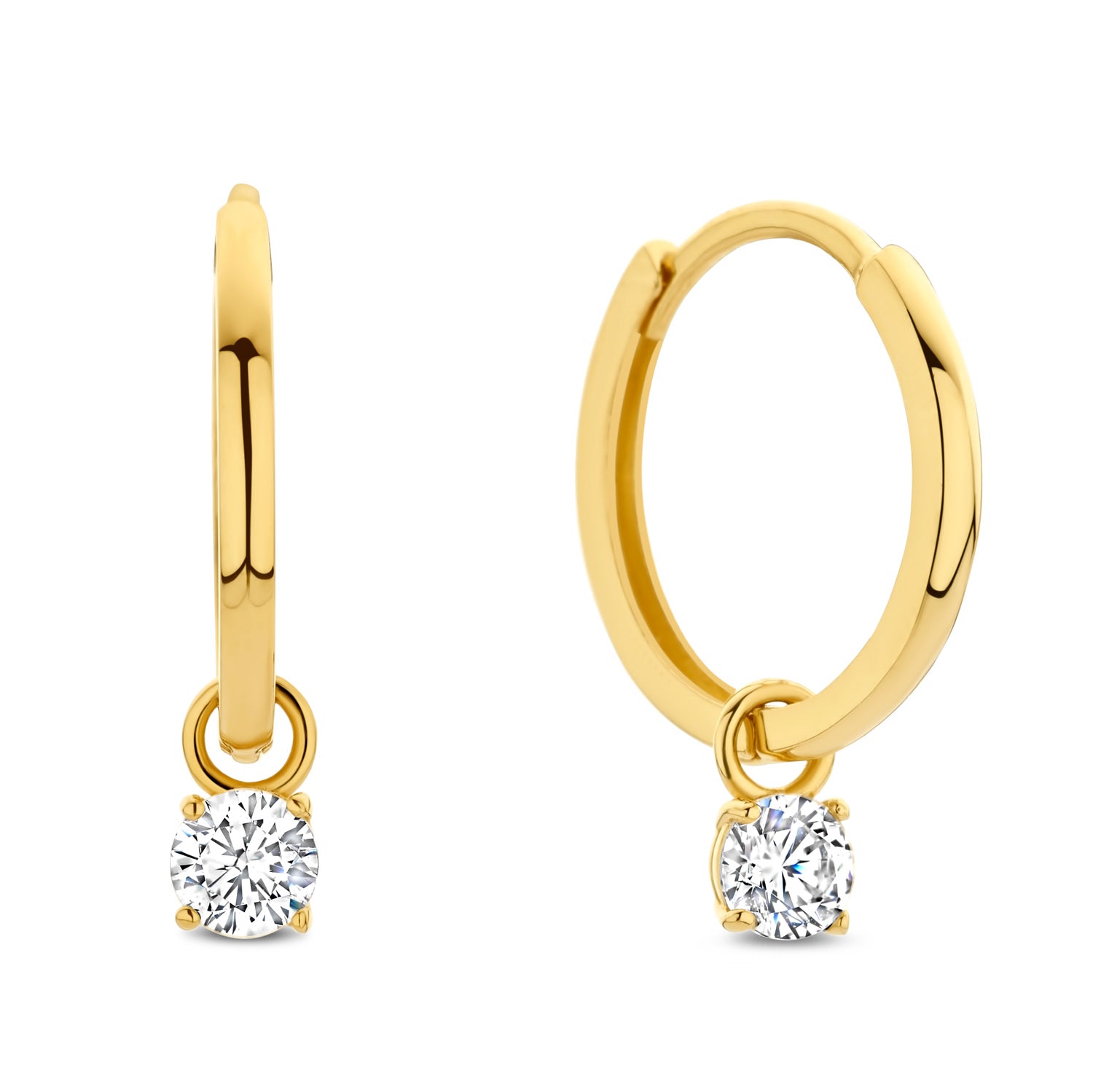 unisex Ohrring 585er Gold