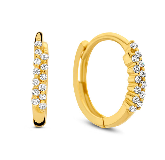 unisex Ohrring 585er Gold