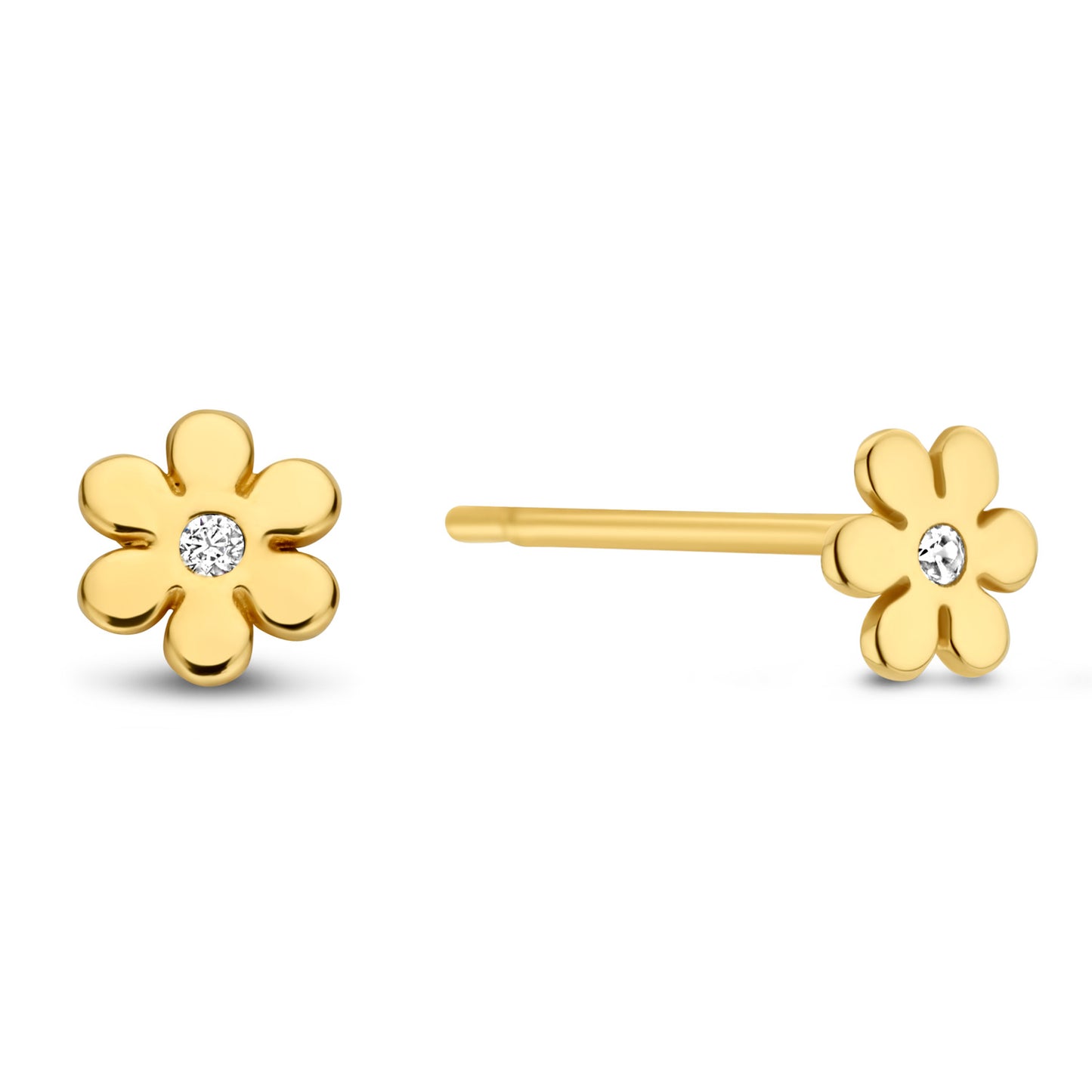 unisex Ohrring 585er Gold