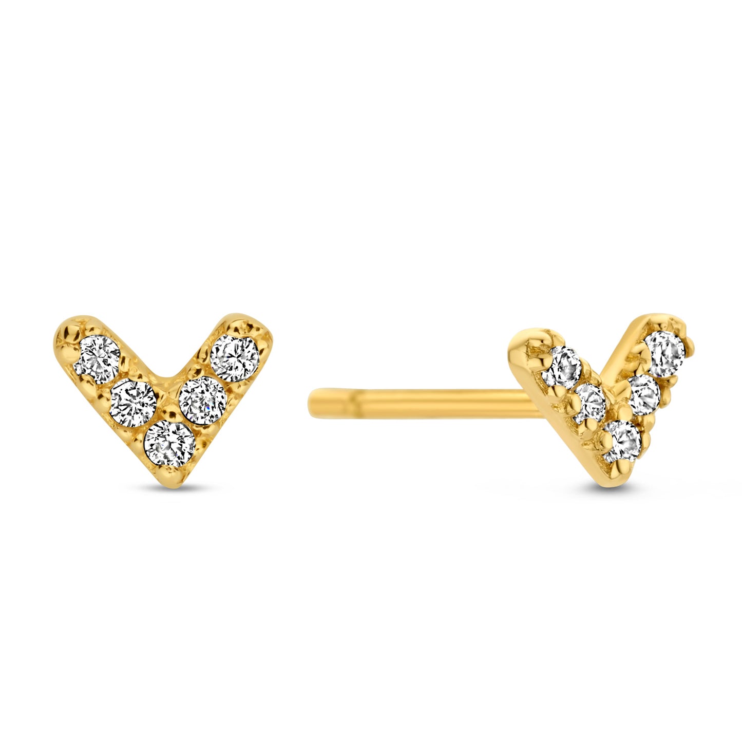 unisex Ohrring 585er Gold