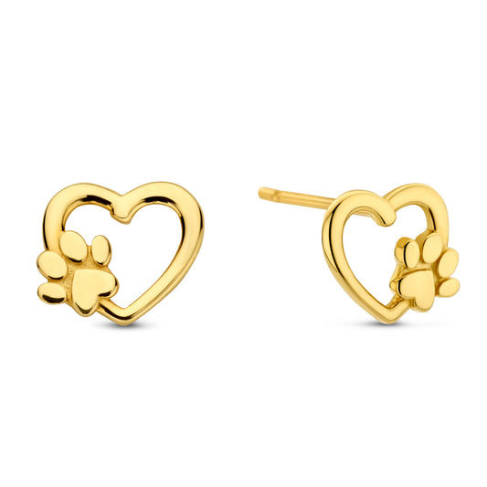 unisex Ohrring 585er Gold