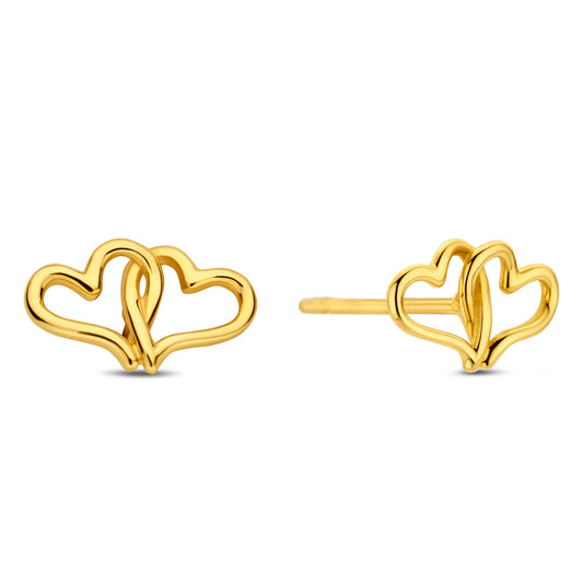 unisex Ohrring 585er Gold