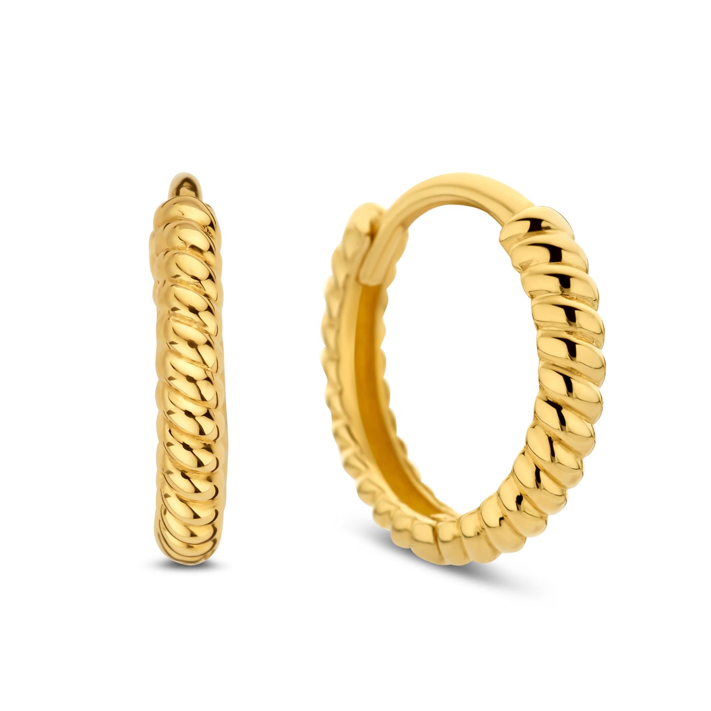 unisex Ohrring 585er Gold