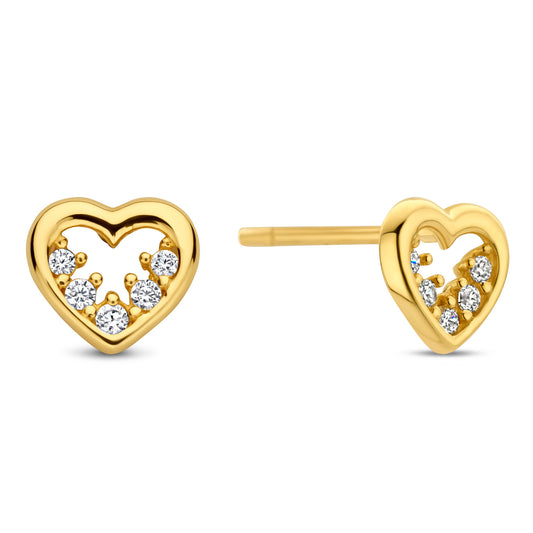 unisex Ohrring 585er Gold