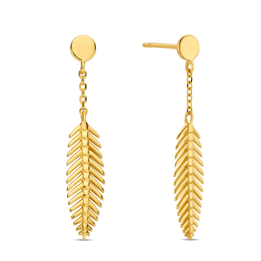 unisex Ohrring 585er Gold