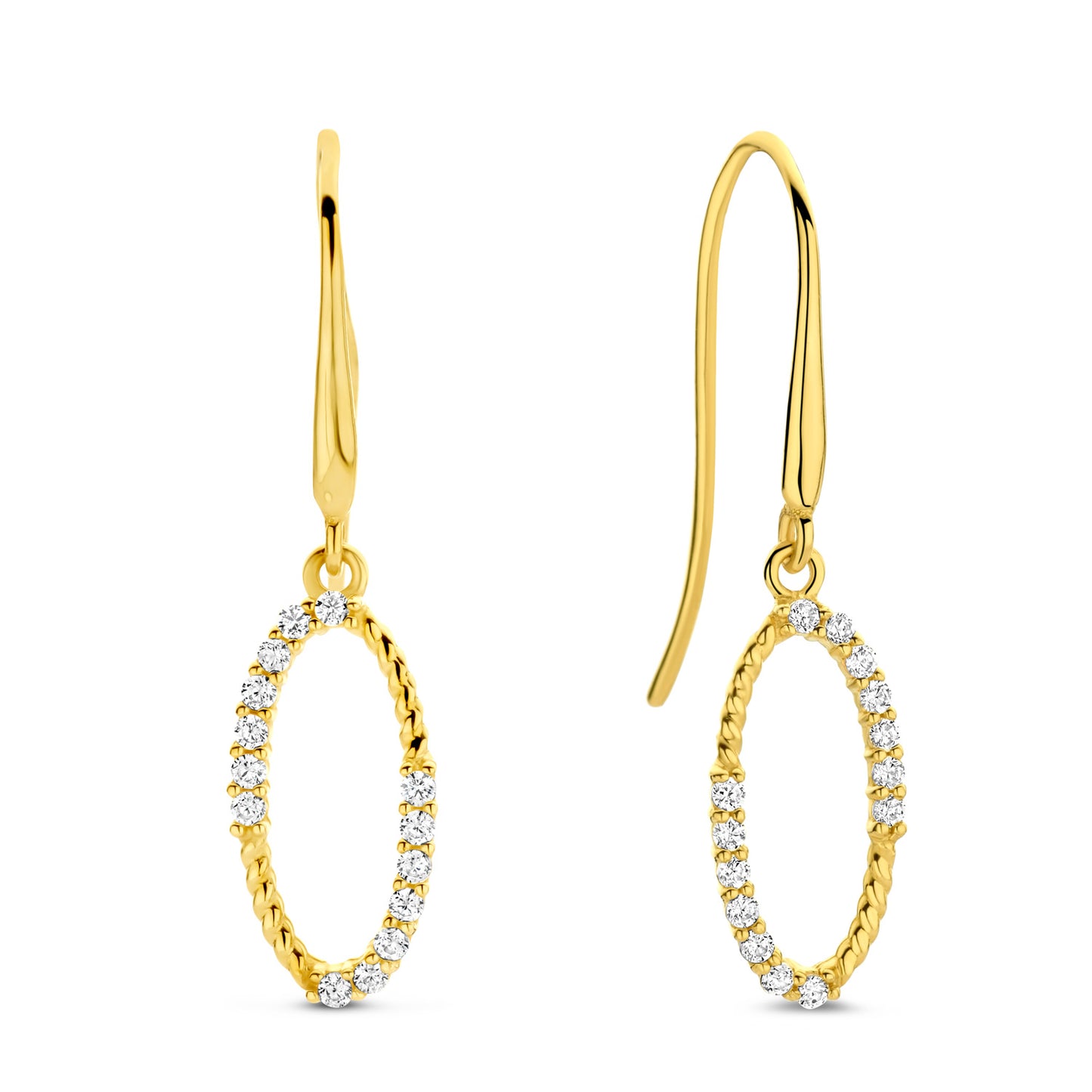 unisex Ohrring 585er Gold