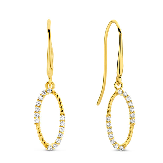 unisex Ohrring 585er Gold