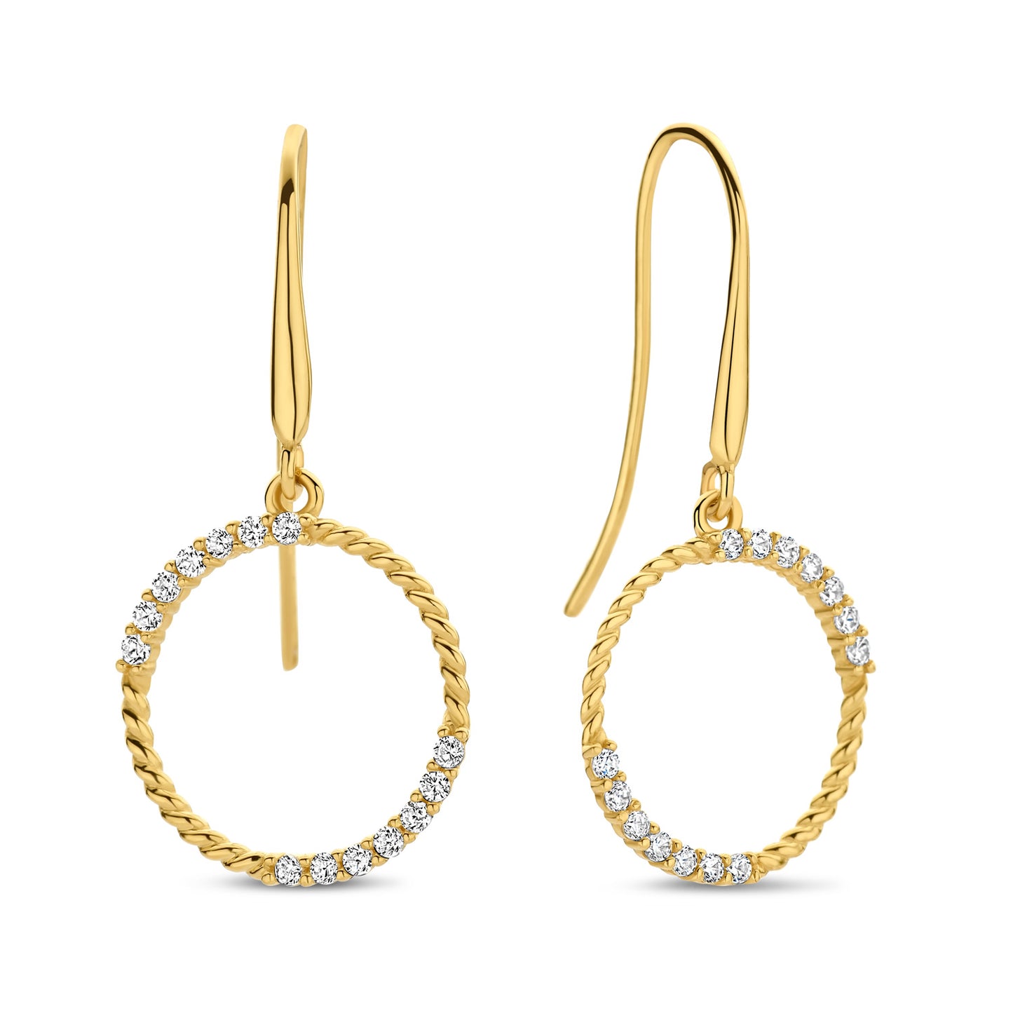 unisex Ohrring 585er Gold
