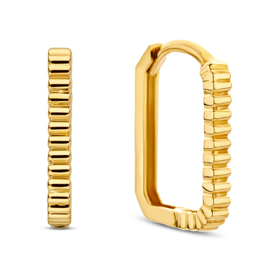 unisex Ohrring 585er Gold